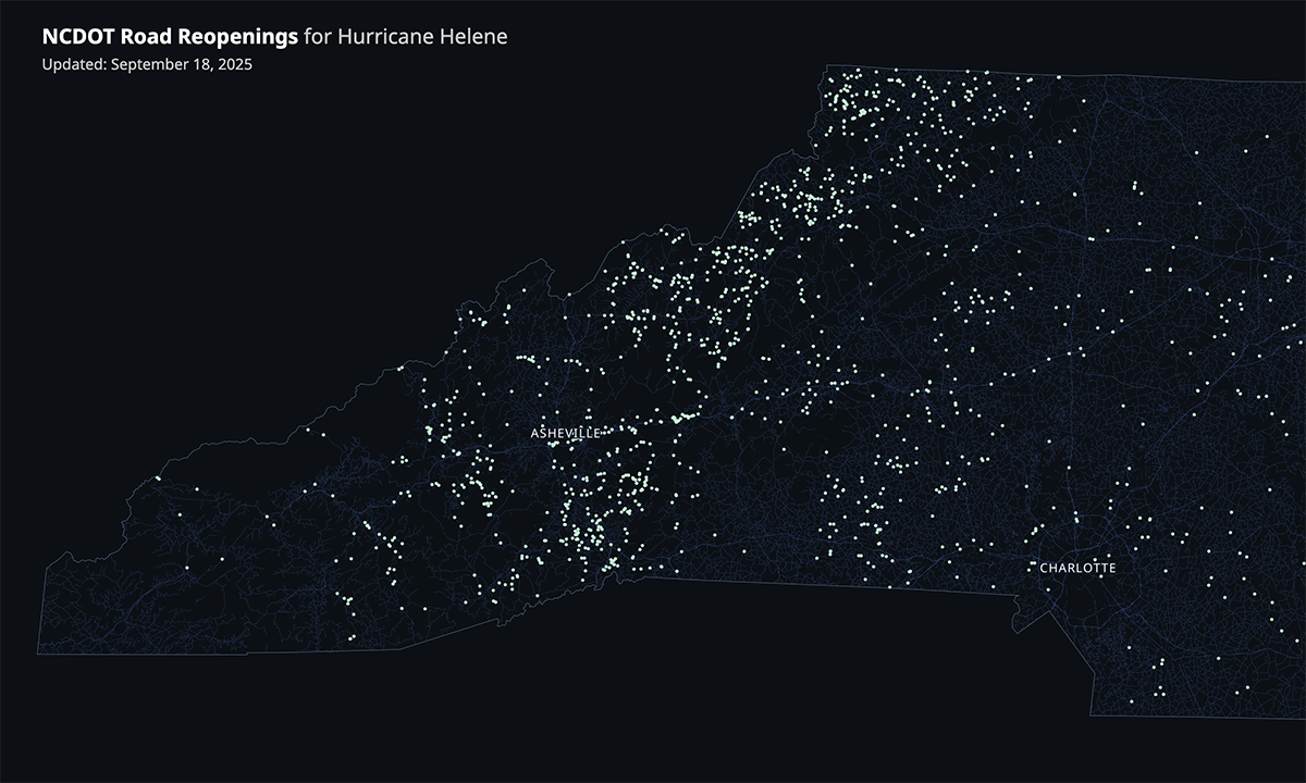 datawrapper map created for the breaking story